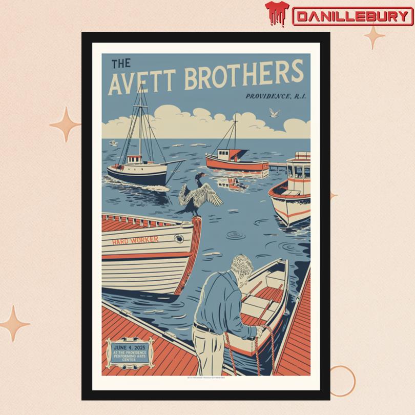 The Avett Brother June 4 2025 Providence Performing Arts Center Poster