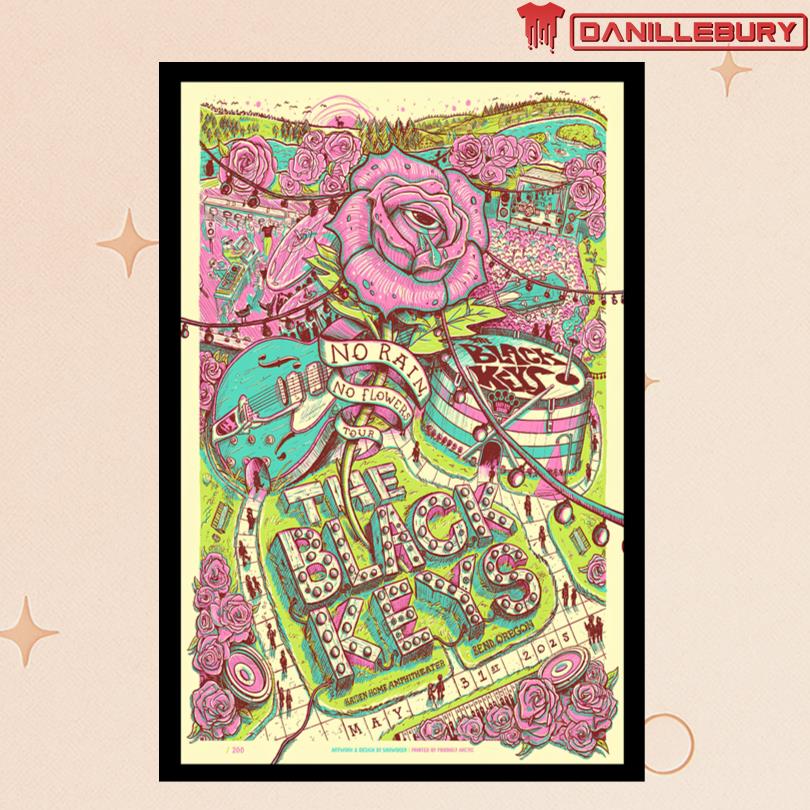 The Black Keys May 31 2025 Hayden Homes Amphitheater Bend OR Poster