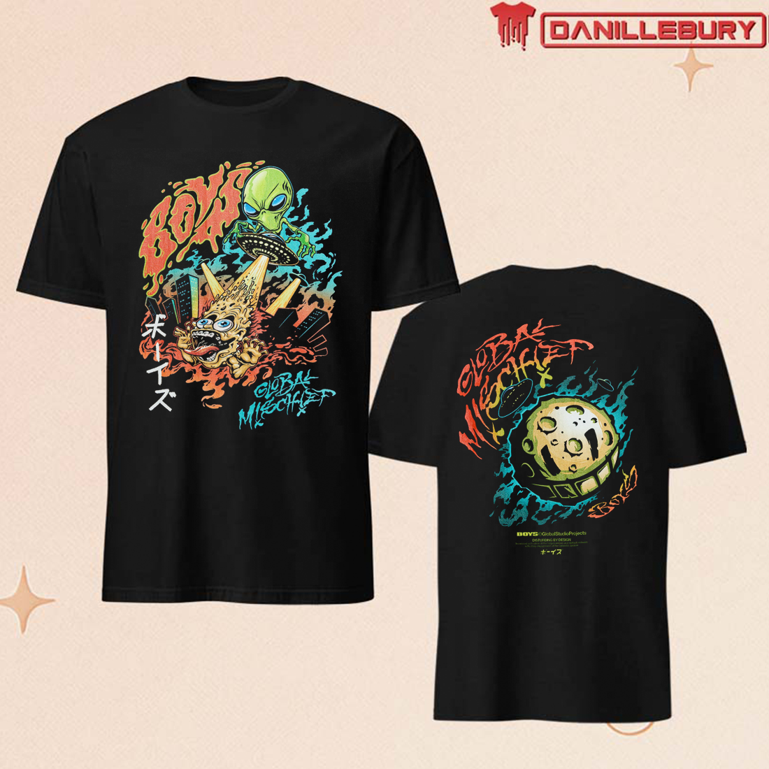 The Boys Global Mischief Alien T