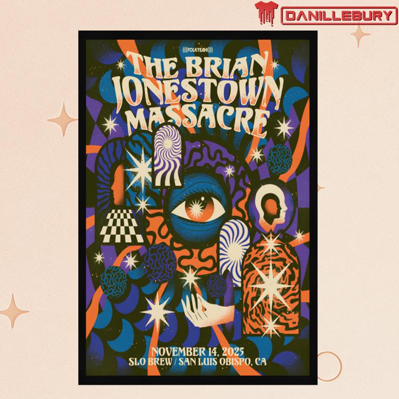 The Brian Jonestown Massacre Nov 14 2025 San Luis Obispo CA Poster