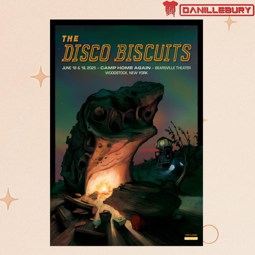 The Disco Biscuits June 18-19 2025 Woodstock NY Event Poster
