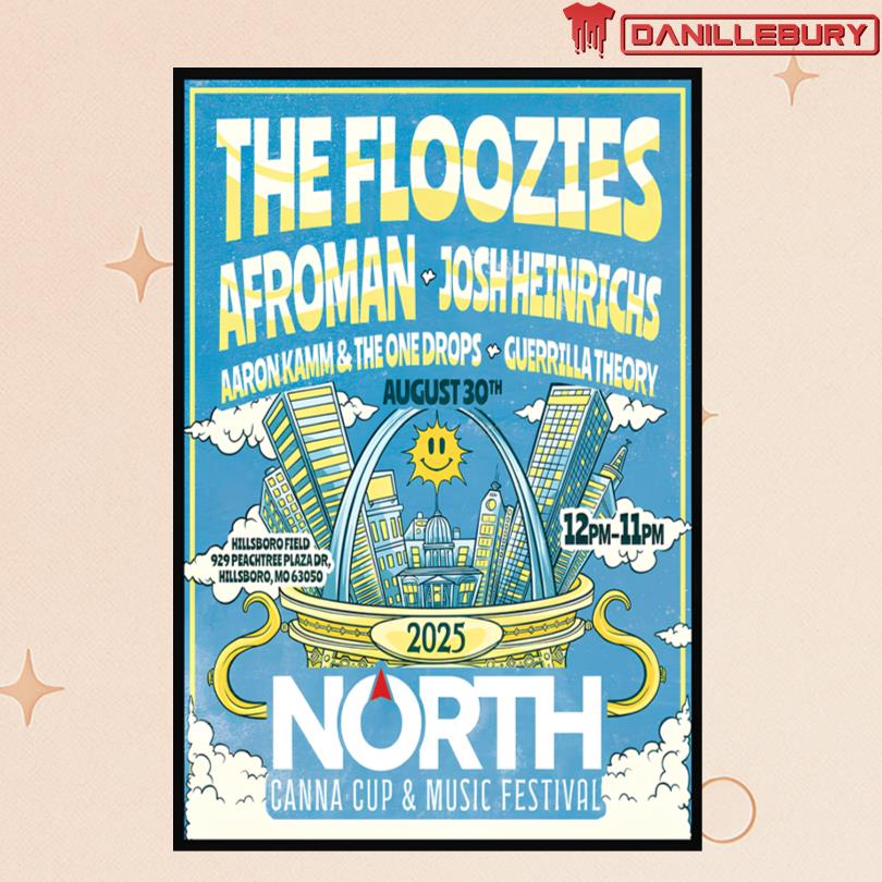 The Floozies Aug 30 25 North Canna Cup & Music Festival Poster