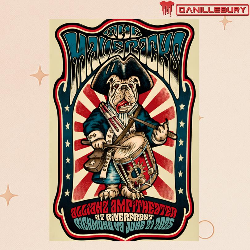 The Mavericks Allianz Amphitheater Richmond VA June 21 2025 Poster