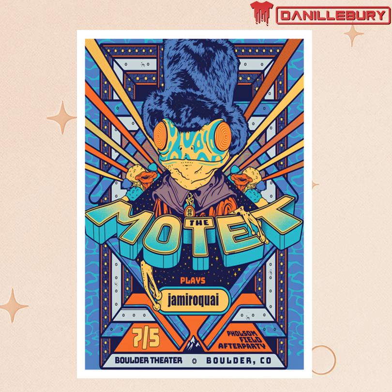 The Motet July 5 2025 Boulder Theater Boulder CO Poster