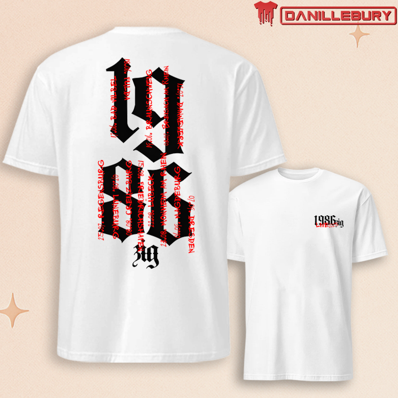 Tourshirt 2025 1986zig T-shirt
