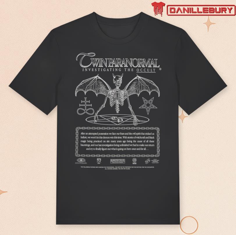 Twin Paranormal Demonic Evidence T-shirt