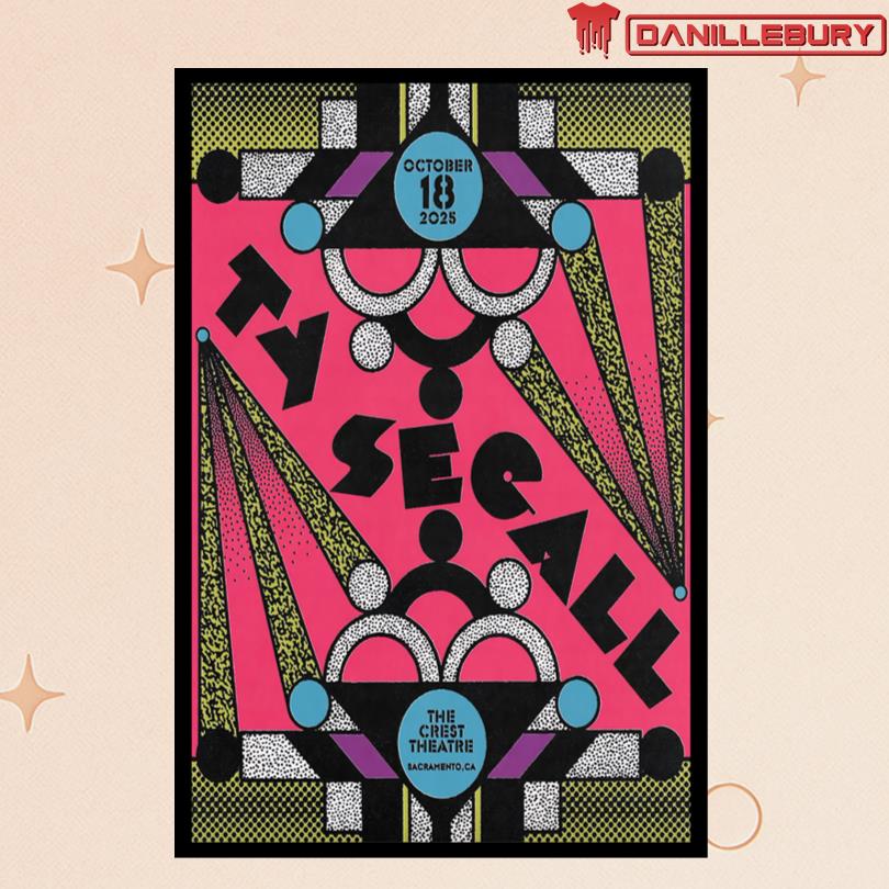 Ty Segall The Crest Theatre. Sacramento, CA Oct 18 2025 Poster
