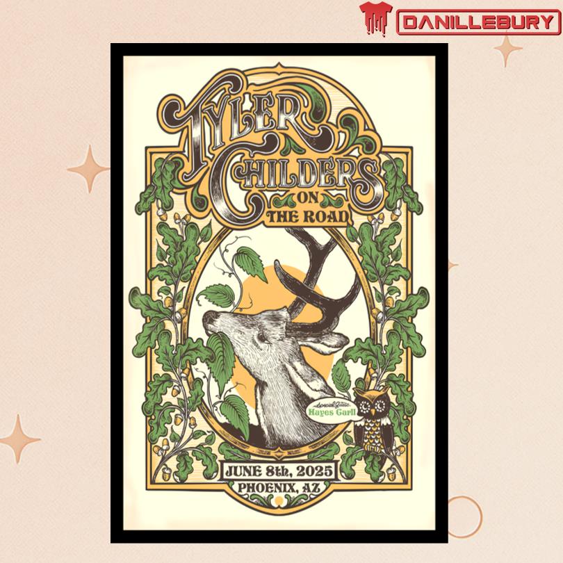 Tyler Childers June 8 2025 Phoenix AZ Poster