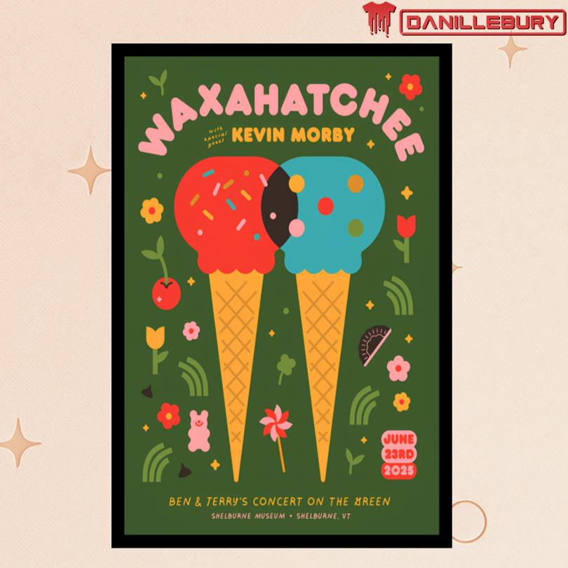 Waxahatchee Shelbrne VT June 23 2025 Poster