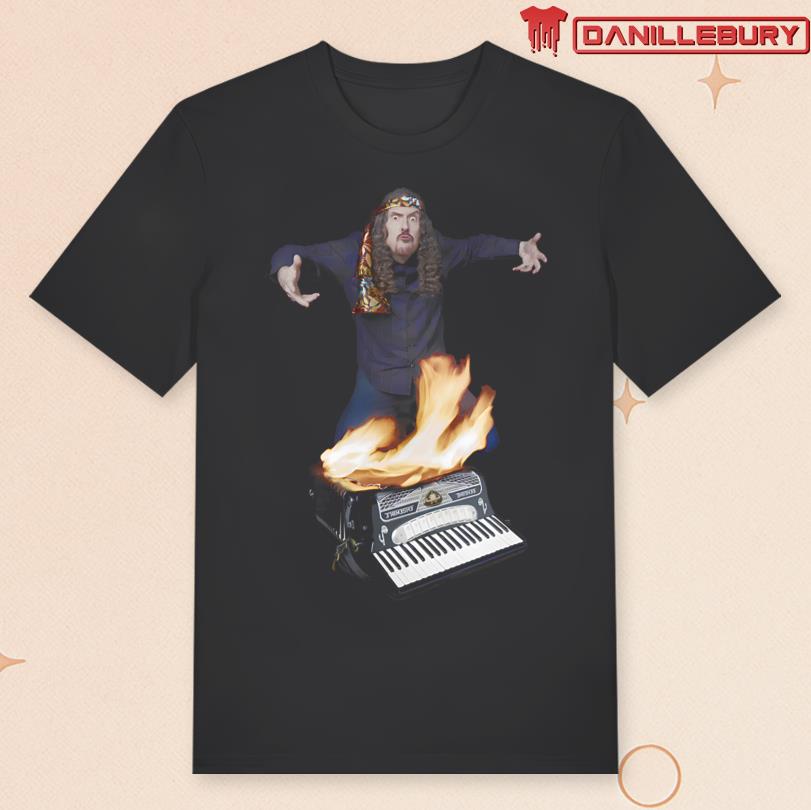 Weird Al Accordion on Fire Tee