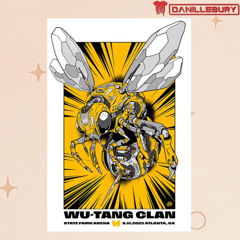 Wu Tang Clan June 11 2025 Atlanta GA Poster