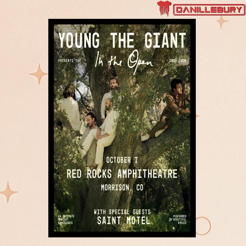 Young the Giant Monumental Night in Morrison October 7 2025 Poster