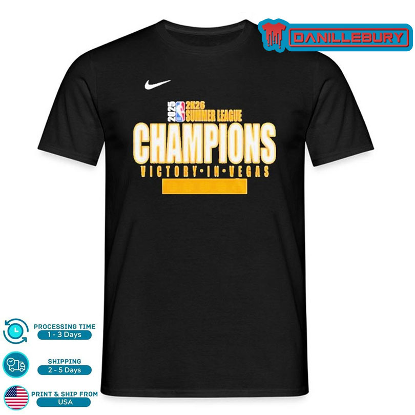 2025 NBA 2k26 Summer League Champions Victory In Vegas Shirt