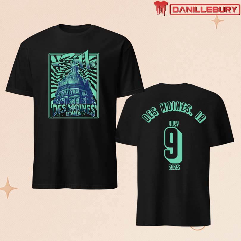 311 at Des Moines IA July 9 2025 Tour Shirt