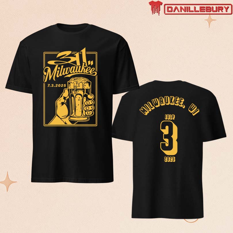 311 Milwaukee WI July 3 2025 Tour Shirt
