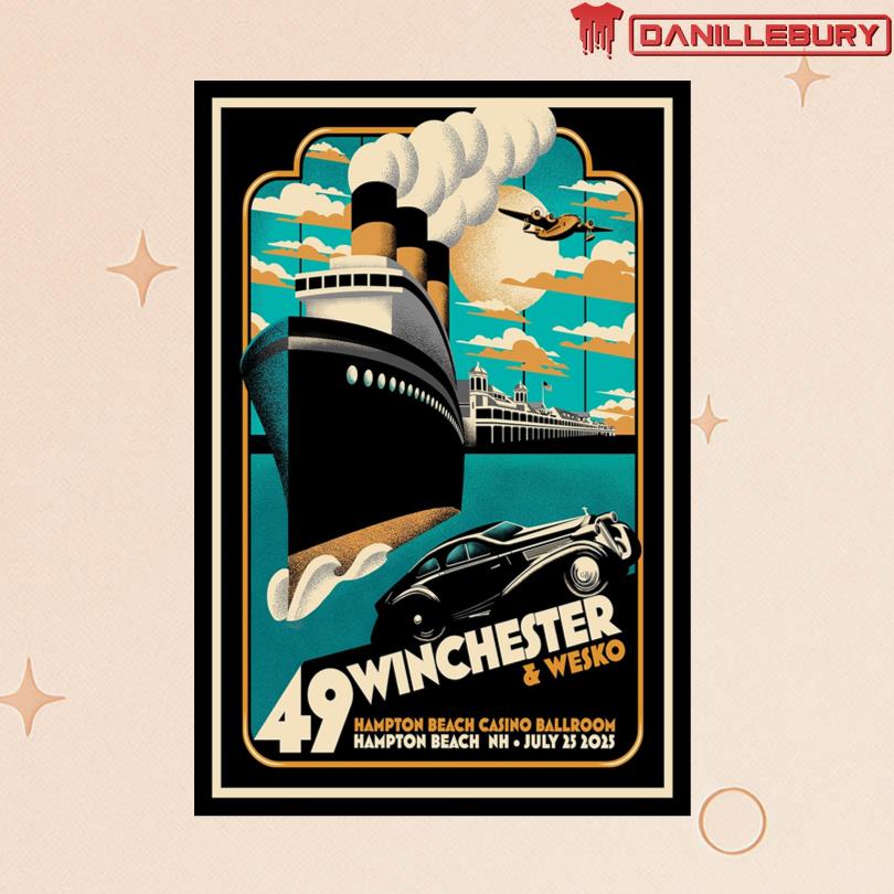 49 Winchester And Kyle Ray July 25 2025 Hampton Beach Nh Poster