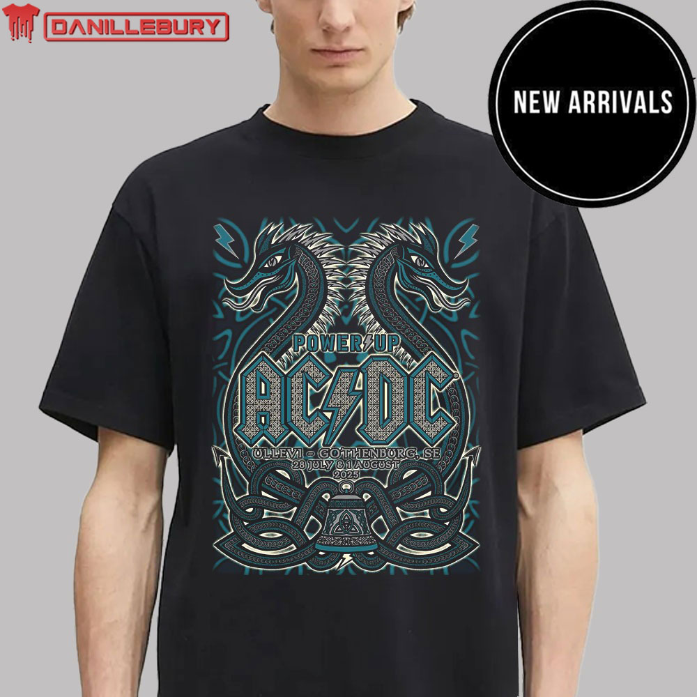 ACDC Goteborg Sweden At Ullevi Stadium On July 28 And August 1 2025 Tee
