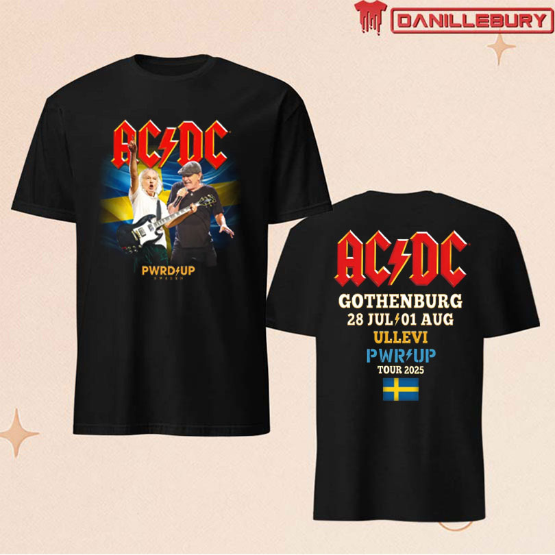 ACDC Gothenburg PWR UP Event Tour 2025 T-Shirt