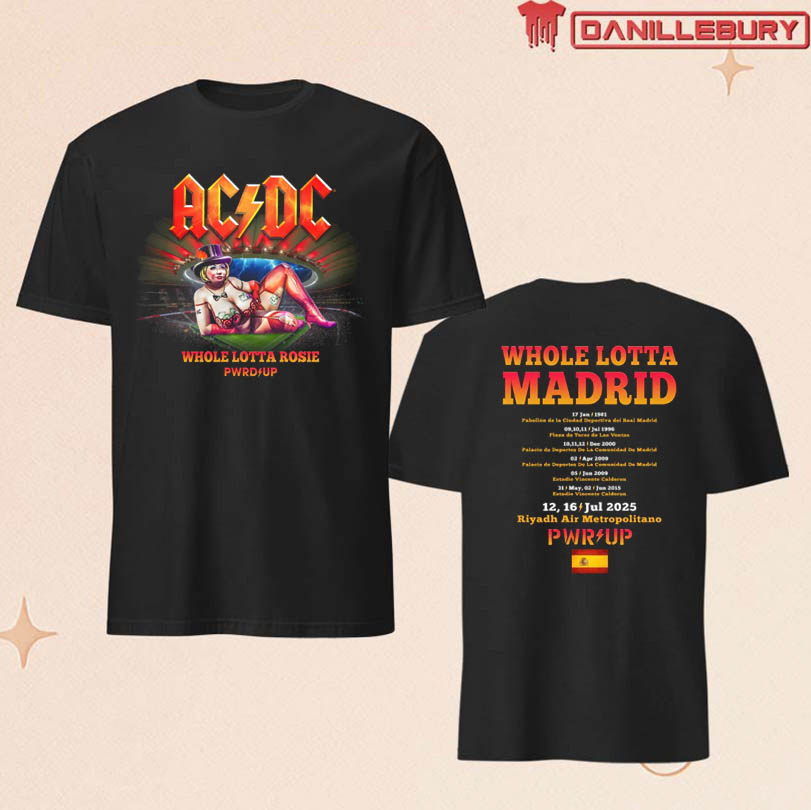 ACDC Jul 112, 16 2025 Riyadh Air Metropolitano Tee