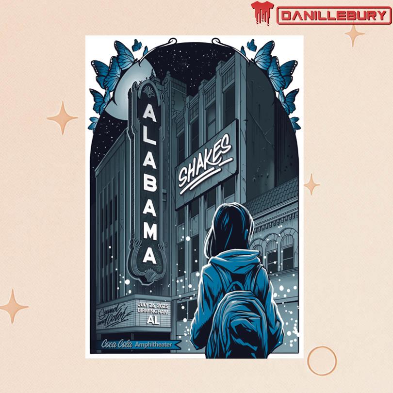 Alabama Shakes Jul 26 2025 Coca-Cola Amphitheater Birmingham, AL Poster