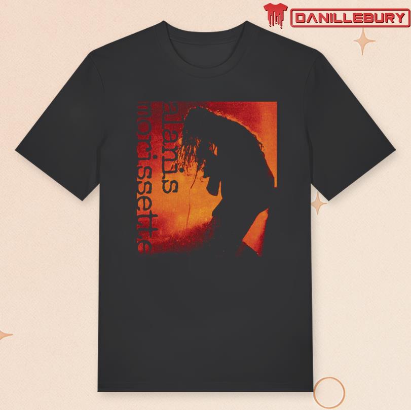 Alanis Morissette Orange Silhouette T-Shirt