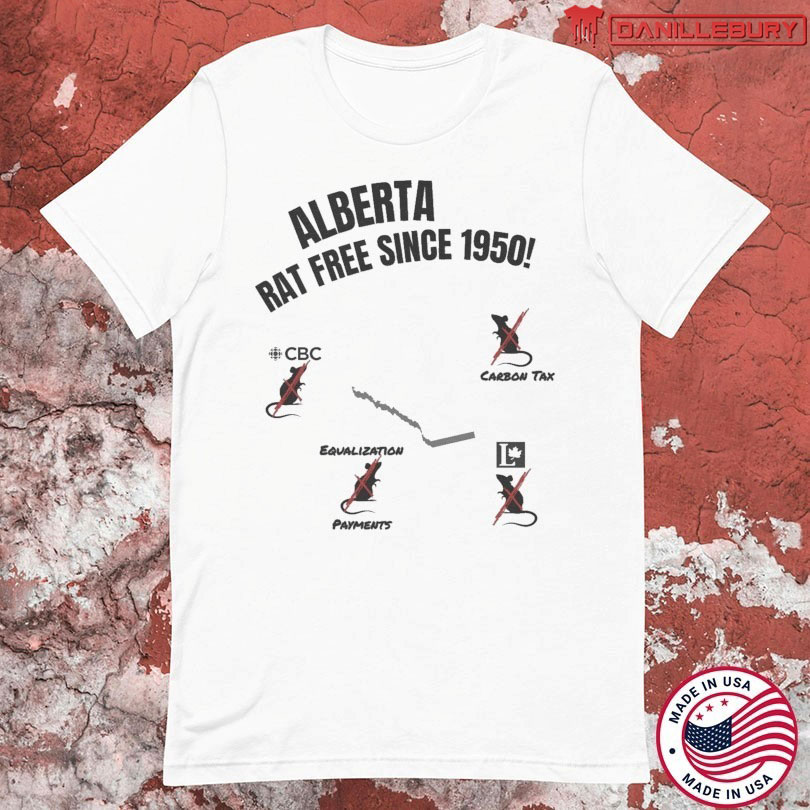 Alberta Rat Free Since 1950 T-shirt