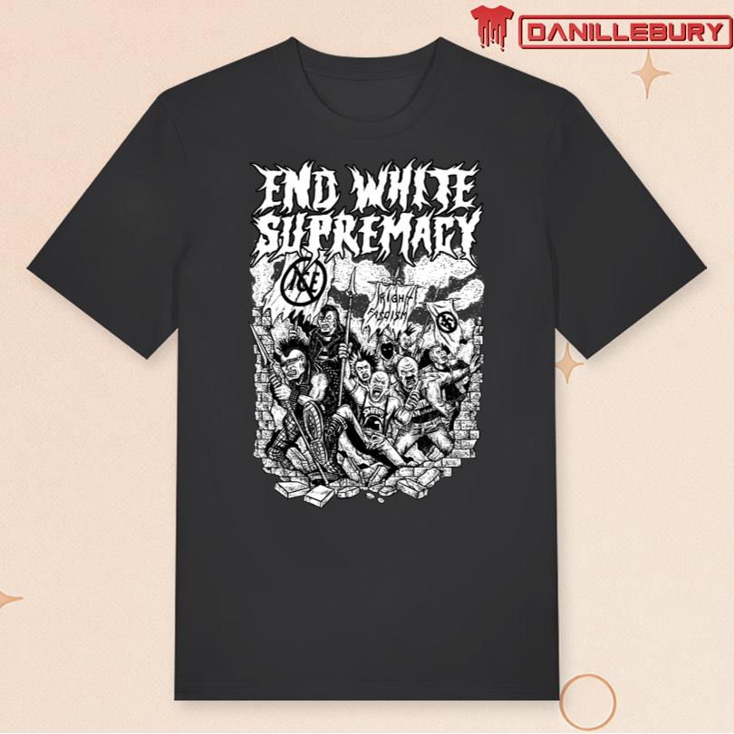 Antifascist End White Supremacy Tee