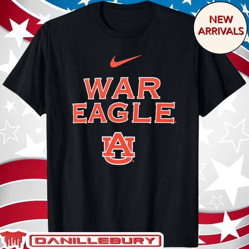 Auburn Tigers War Eagle Nike 2025 Sideline Mantra T-Shirt