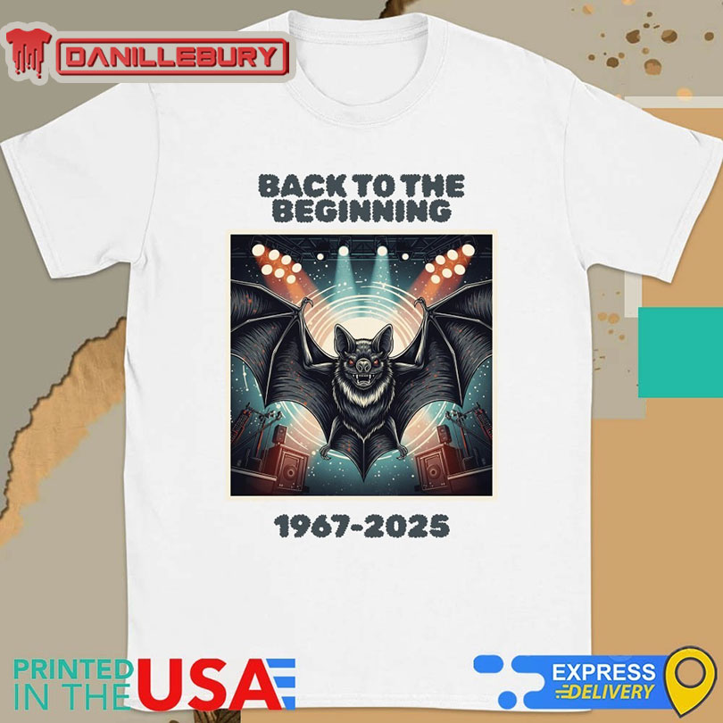 Back To The Beginning Ozzy Osbourne Bat 1967-2025 Shirt