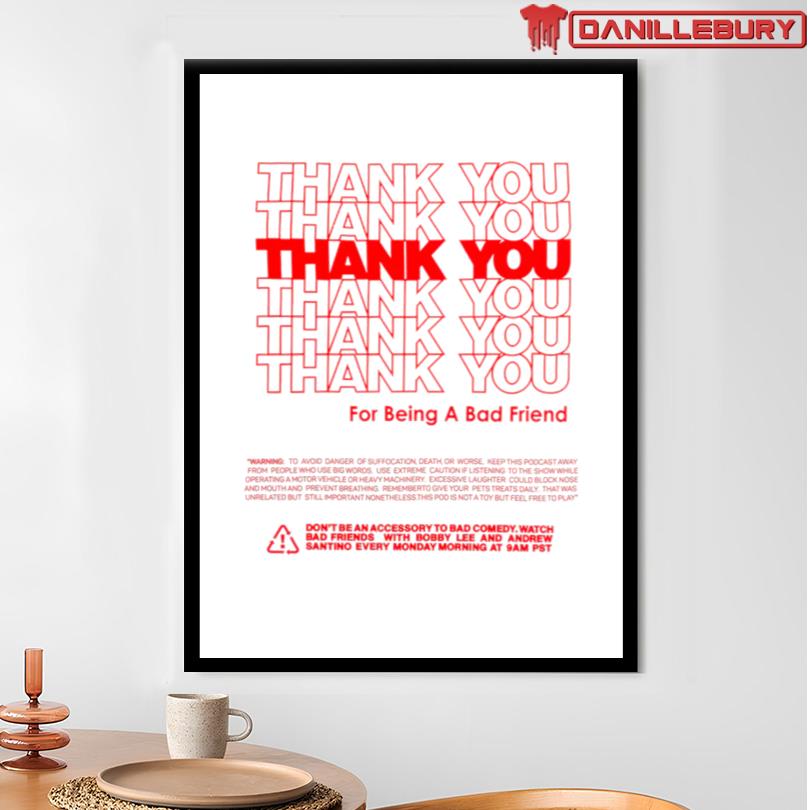 Bad Friends Thank You Tee - Image 4