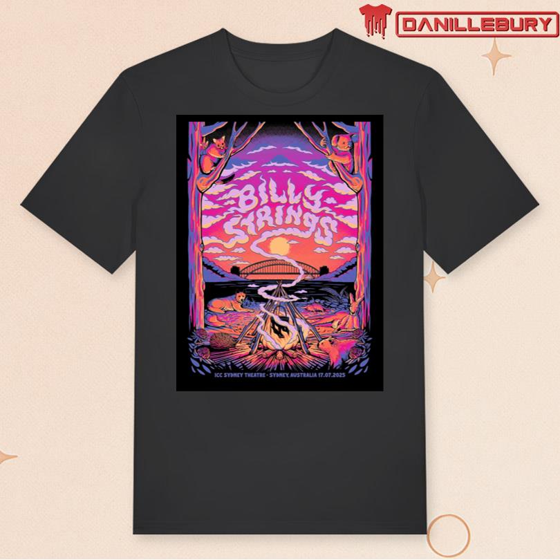 Billy Strings July 17 2025 ICC Sydney Theatre Tour Tee