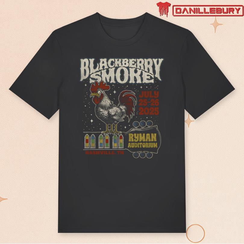 Blackberry Smoke Ryman 2025 Tee
