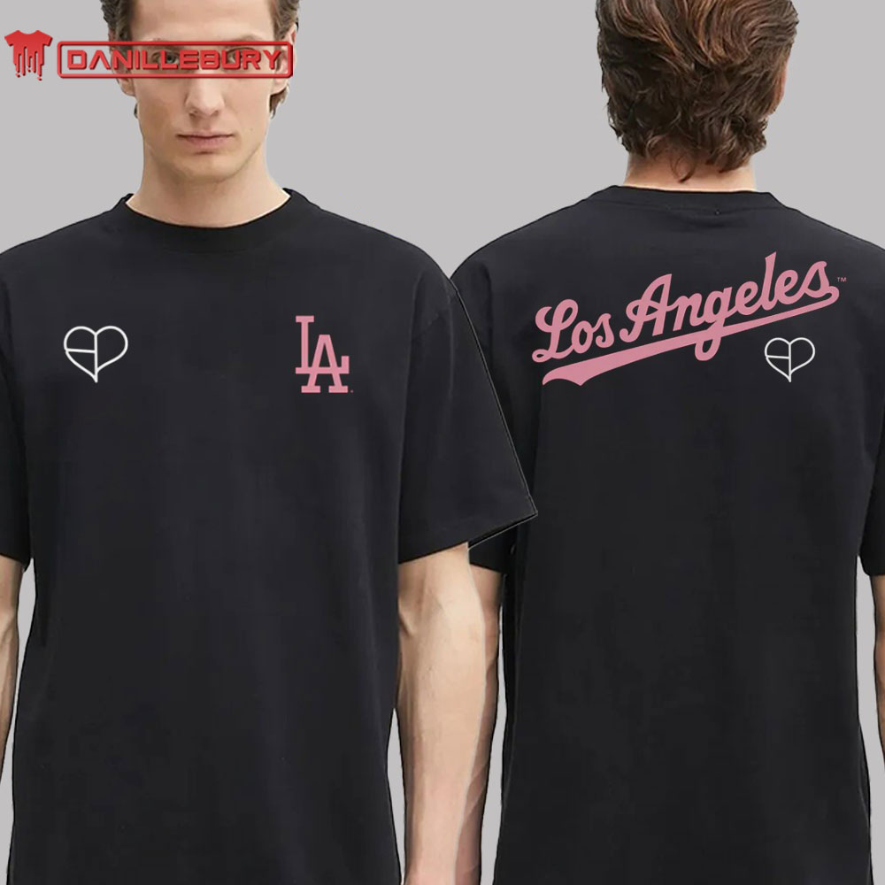 Blackpink X Los Angeles Dodgers Mitchell And Ness Tee