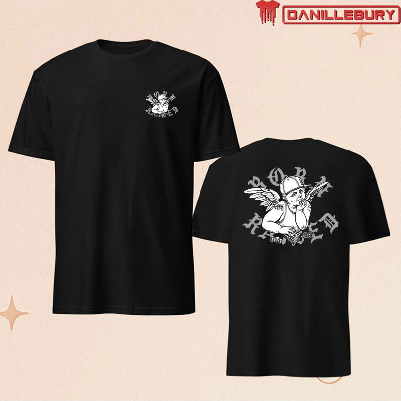 Born X Raised Mr Cartoon Hustler Rocker T-shirt