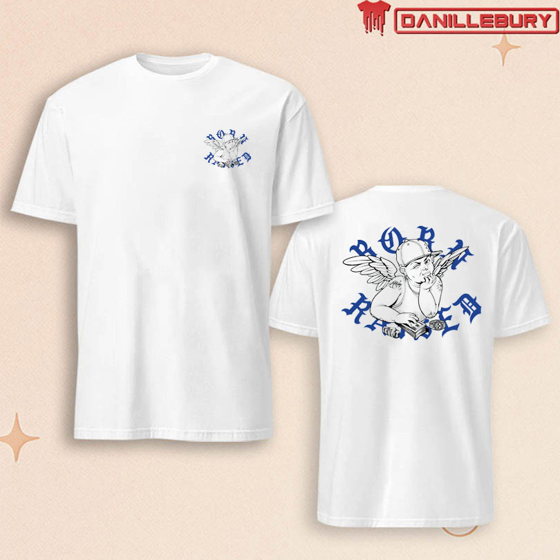 Born X Raised Mr Cartoon Hustler Rocker Tee