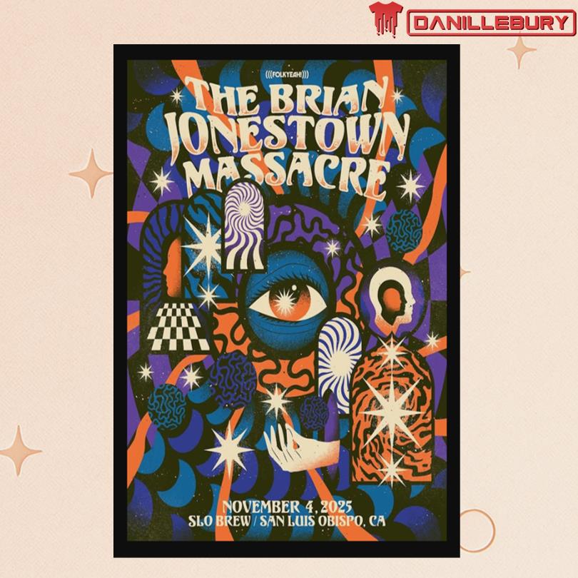 Brian Jonestown Massacre San Luis Obispo CA November 4 2025 Poster