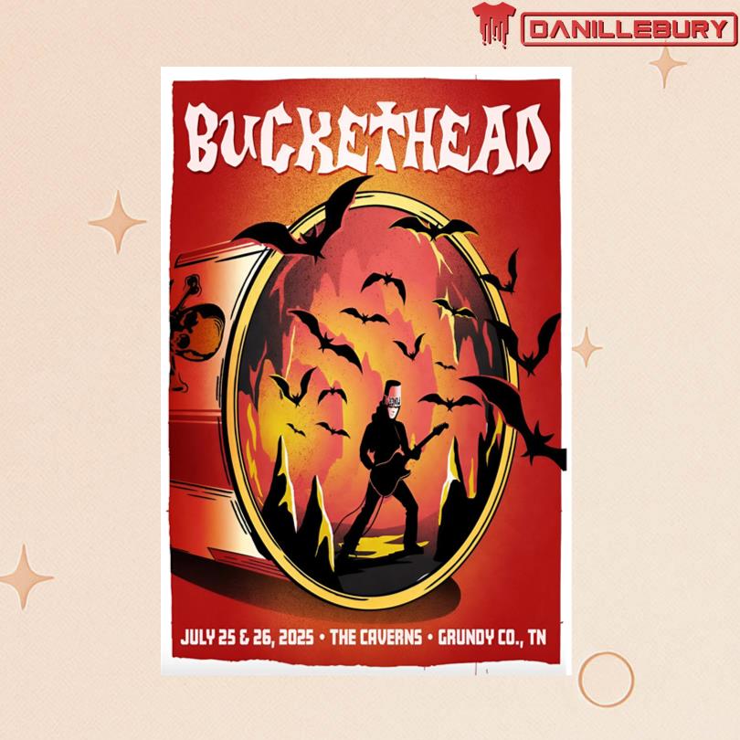 Buckethead Jul 25-26 2025 The Caverns In Grundy CO TN Poster