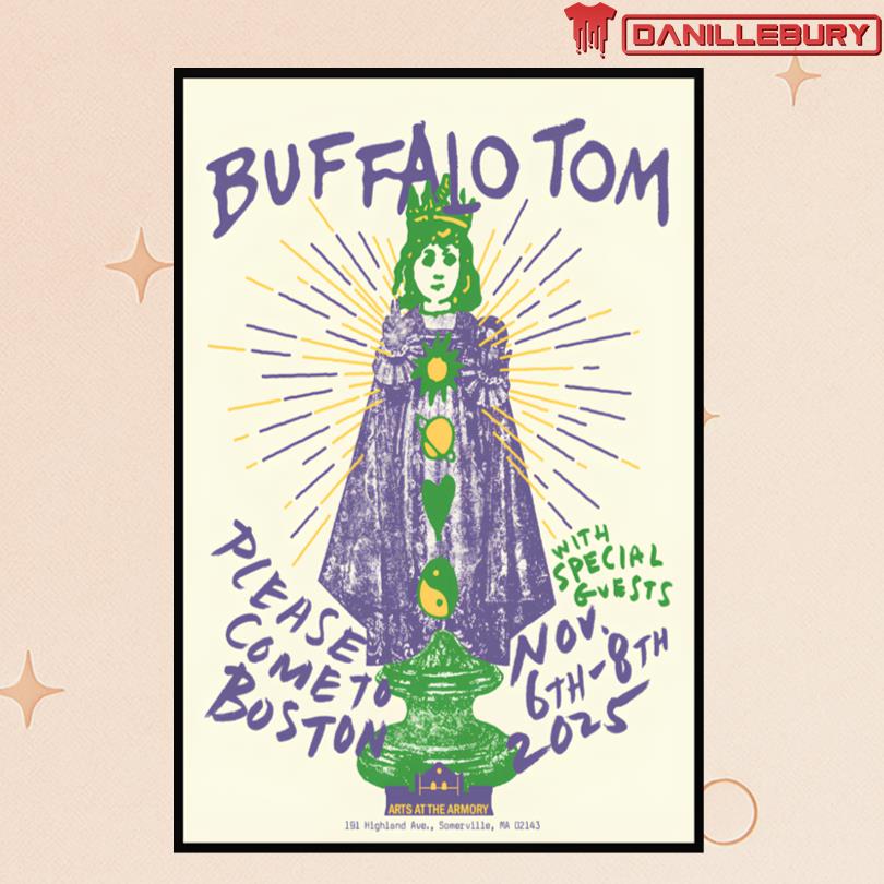 Buffalo Tom Somerville MA November 6-8 2025 Poster