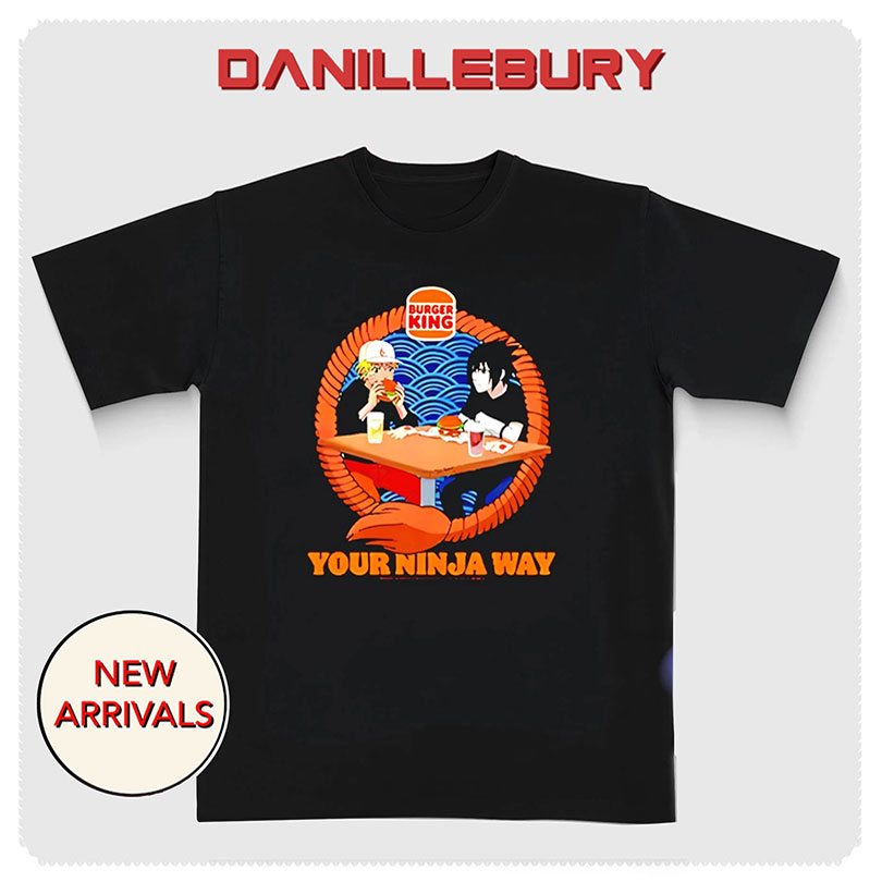 Burger King Naruto 2025 anime shirt