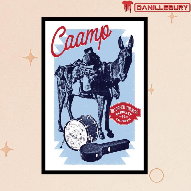 Caamp July 19 2025 Poster
