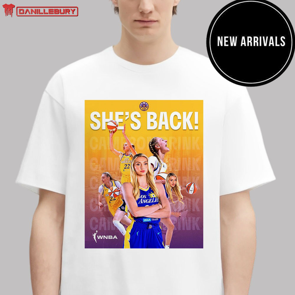 Cameron Brink Los Angeles Sparks She’s Back WNBA 2025 T-Shirt