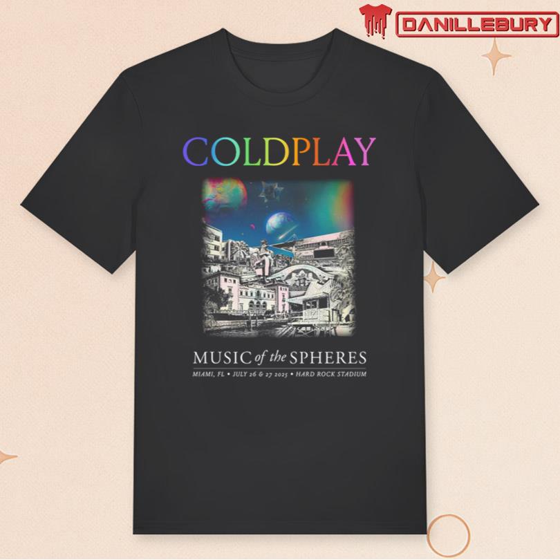 Coldplay Jul 26-27 2025 Hard Rock Stadium Miami FL Shirt