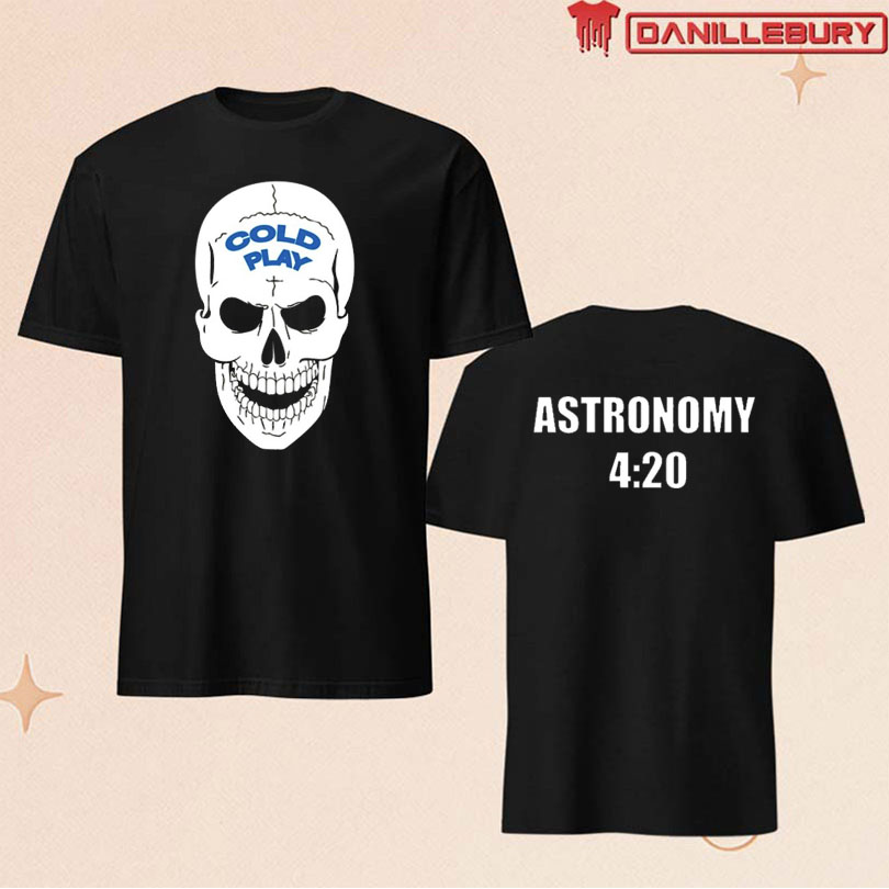 Coldplay Skull Astronomy 4 20 T-Shirt