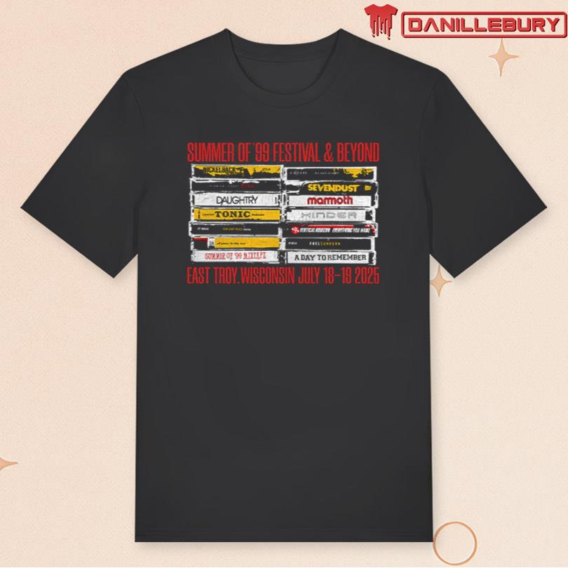 Creed Summer of \'99 & Beyond Festival Cassette Tee