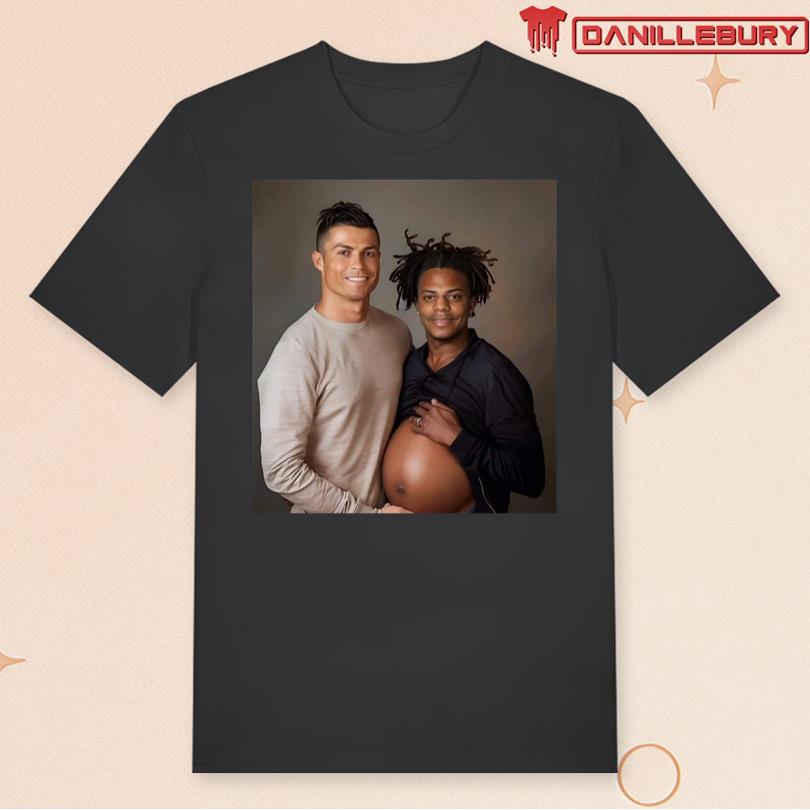 Cristiano Ronaldo and IShowSpeed pregnant T-Shirt
