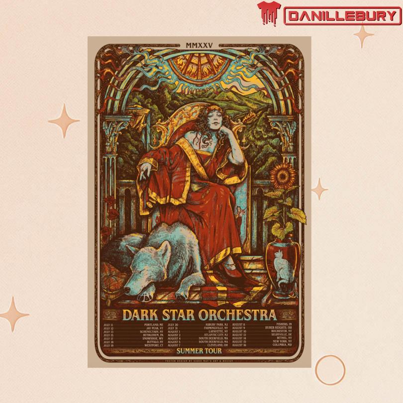 Dark Star Orchestra Summer Tour 25 Poster