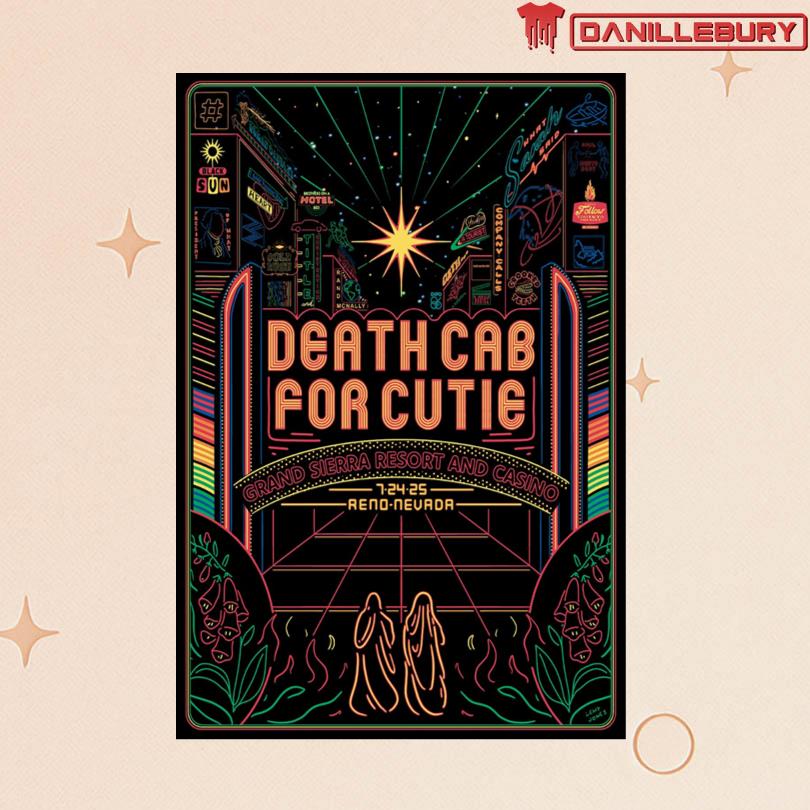 Death Cab for Cutie Jul 24 2025 Grand Sierra Resort And Casino Poster