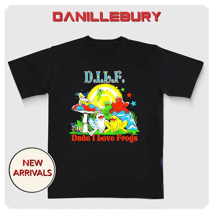 DILF Dude I love frogs shirt
