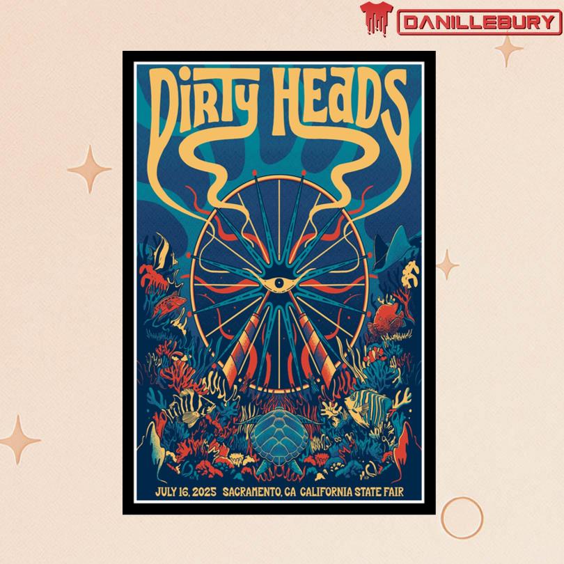 Dirty Head California State Fair Sacramento, CA Juy 16 2025 Poster
