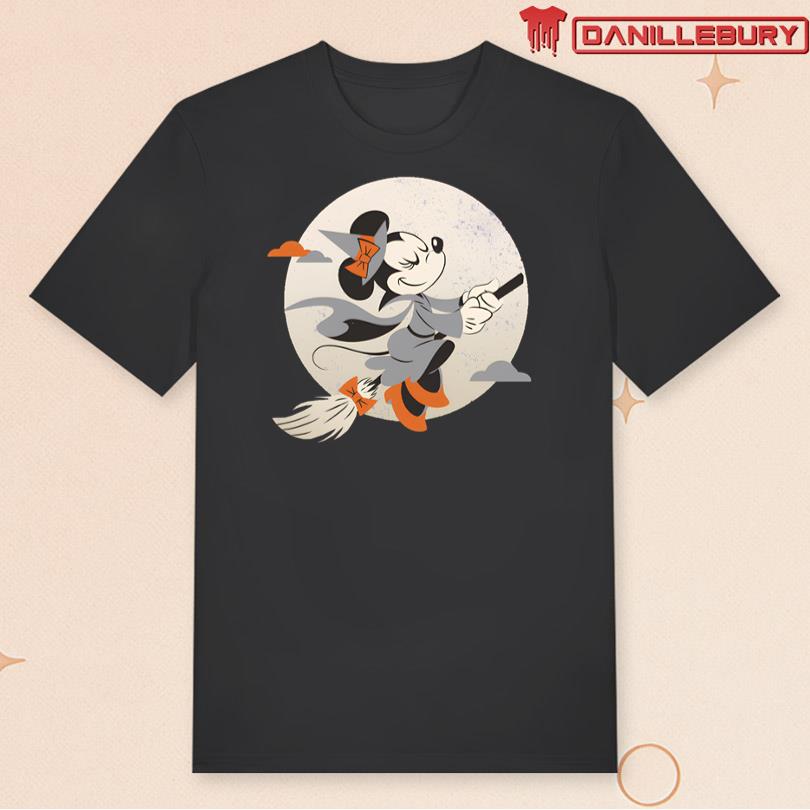 Disney Minnie Mouse In Witch Halloween T-shirt